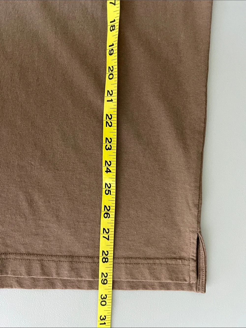 New Everlane OVERSIZED MIDWEIGHT TEE Deep Taupe Size L - Picture 10 of 13